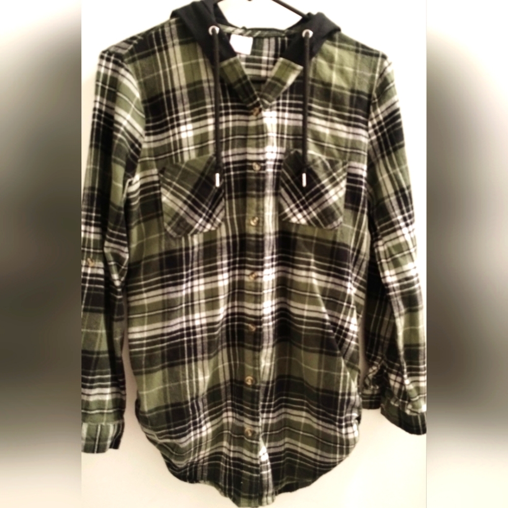 Flannel Hoodie